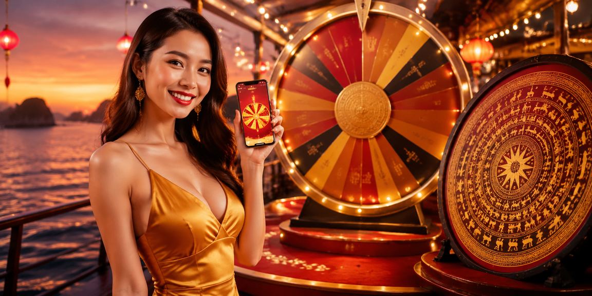 Người chơi Roulette trực tuyến tại chợ đêm Phú Quốc với không khí sôi động